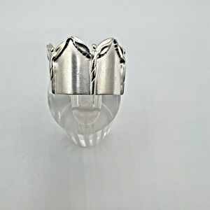 Estate Lavaggi Sterling Silver Ring of Angels Ring - Size 8
